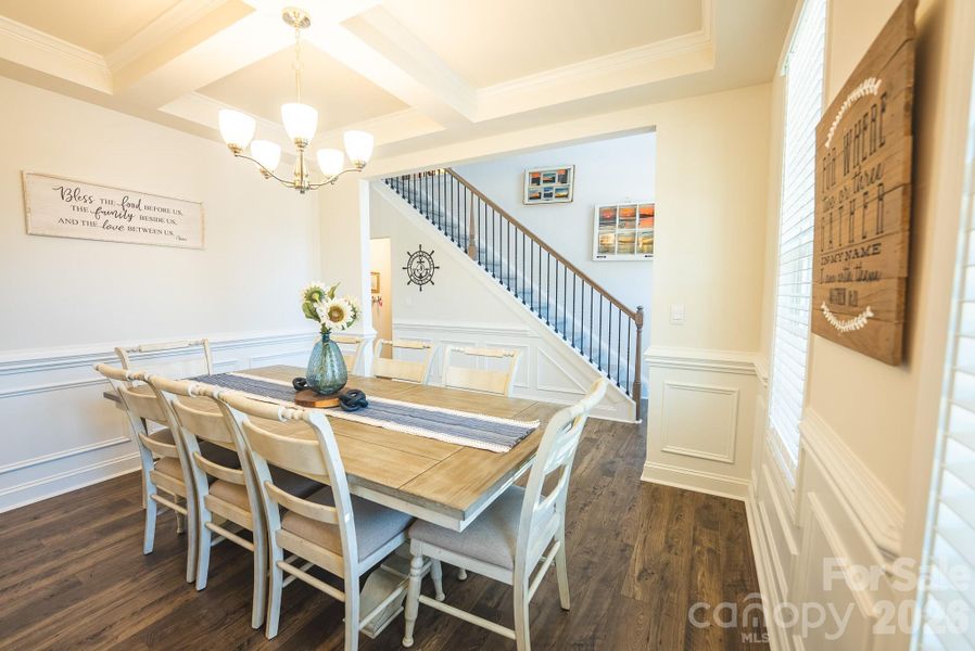 Furnished interior view inside a new home in Falls Cove, Troutman (Image 16).