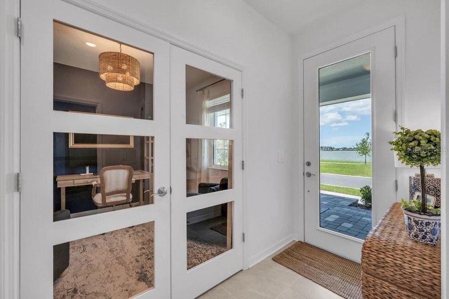 Furnished interior view inside a new home in , Sarasota (Image 28).