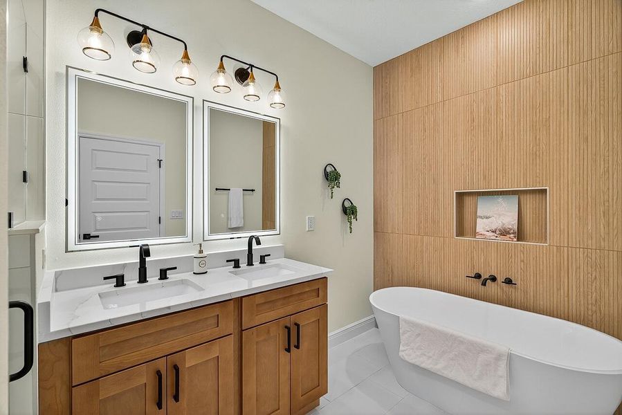 Furnished interior view inside a new home in , Vero Beach (Image 14). Furnished interior view inside a new home in , Vero Beach (Image 14).