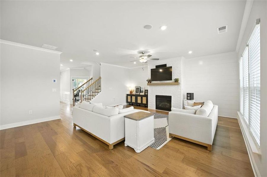 Furnished interior view inside a new home in , Cumming (Image 8).