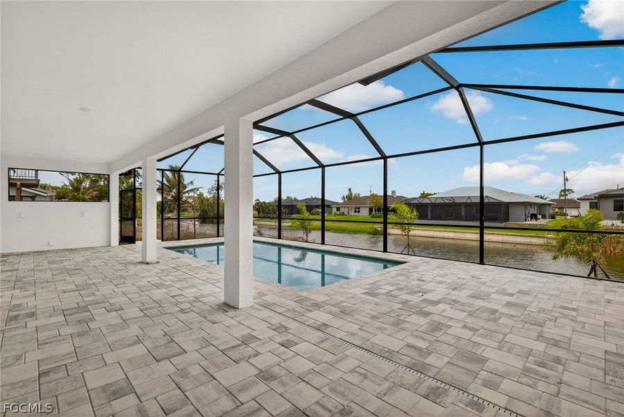 Exterior details and patio area of a home in Cape Coral, Cape Coral (Image 24).