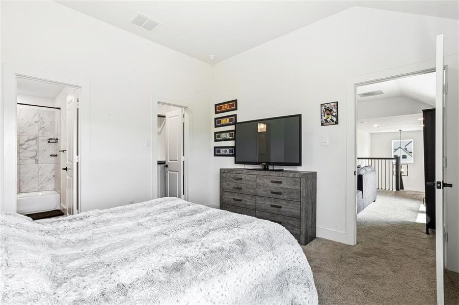Furnished interior view inside a new home in The Villages of Hurricane Creek, Anna (Image 17).