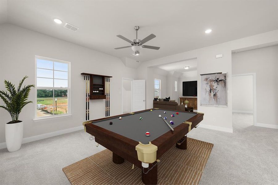 2300 Knapp Trail - Game Room Virtually Staged