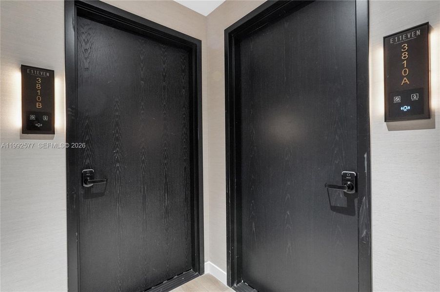 Close-up of interior finishes inside a home in , Miami (Image 18).