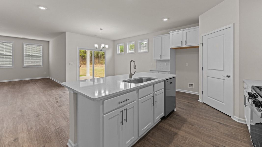 Representative furnished interior of a home built from the Dover by D.R. Horton in South Pinehurst Cottages, Pinehurst (Image 4). Representative furnished interior of a home built from the Dover by D.R. Horton in South Pinehurst Cottages, Pinehurst (Image 4).