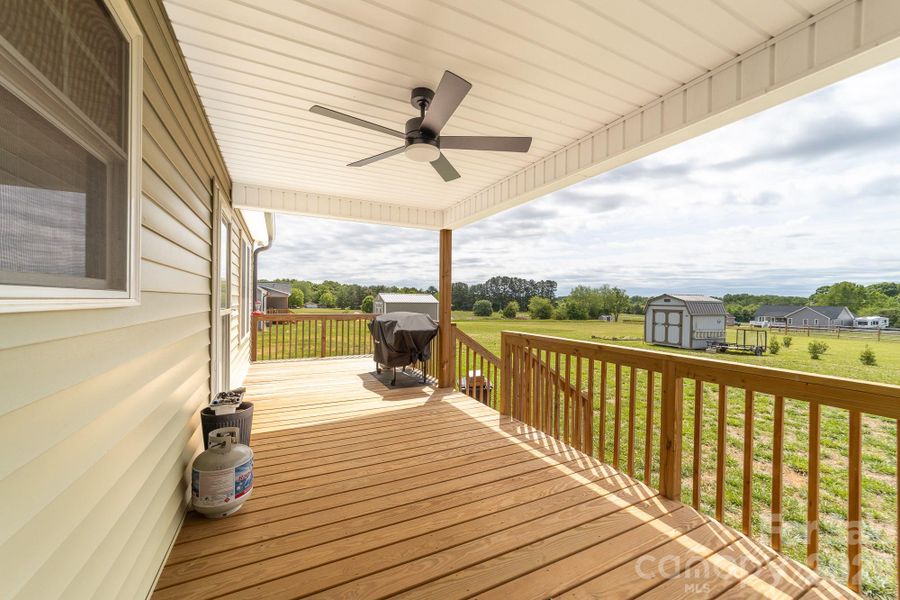Exterior details and patio area of a home in , Lincolnton (Image 29).