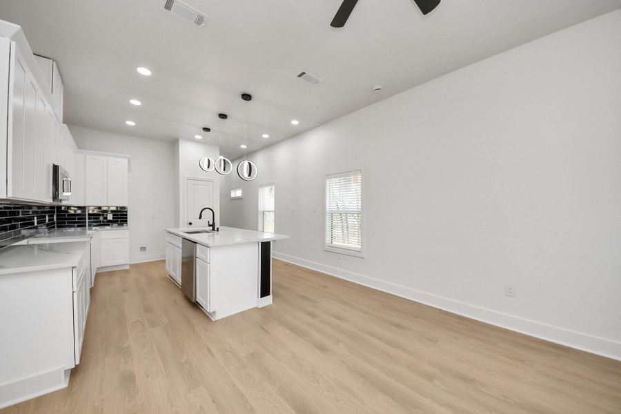 Furnished interior view inside a new home in , Houston (Image 12).