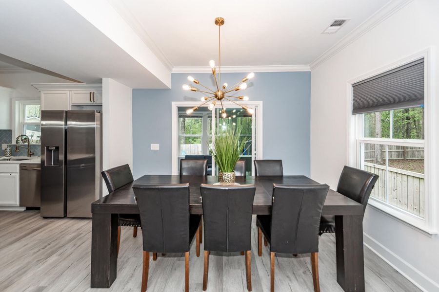 Furnished interior view inside a new home in , Summerville (Image 17).