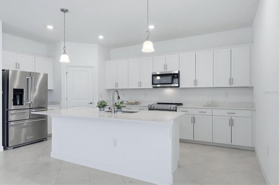 Furnished interior view inside a new home in , Englewood (Image 8).