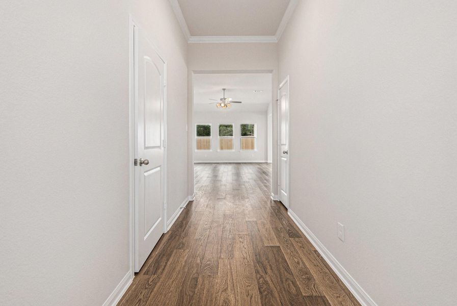 Spacious, unfurnished interior of a new home in , Bay City (Image 19).