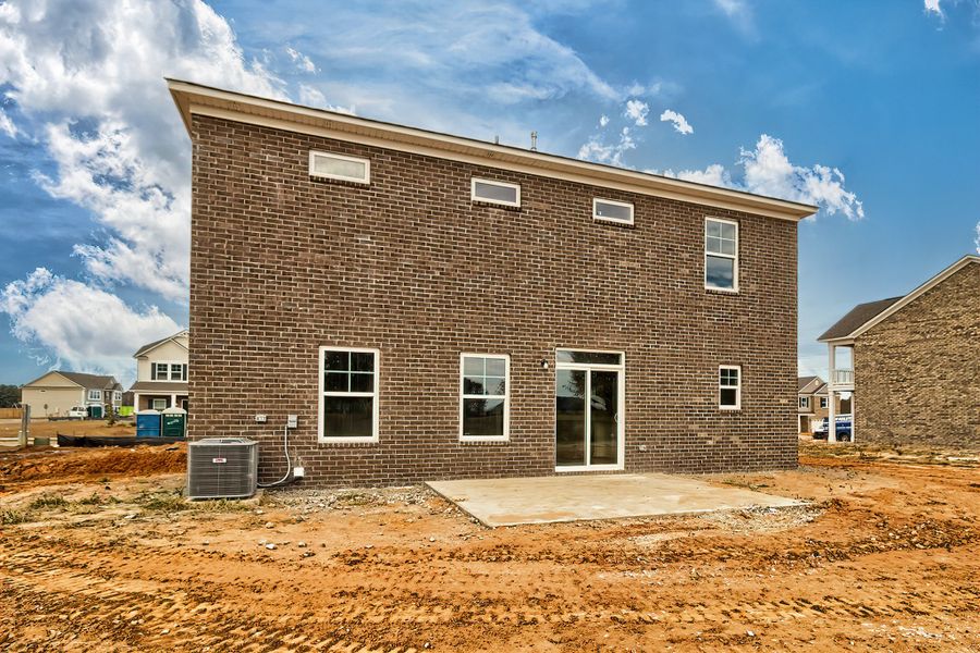 Representative exterior photo of a completed home built from the Devereaux II by Great Southern Homes in Beach Forest, Sumter, SC (Image 6). Representative exterior photo of a completed home built from the Devereaux II by Great Southern Homes in Beach Forest, Sumter, SC (Image 6).