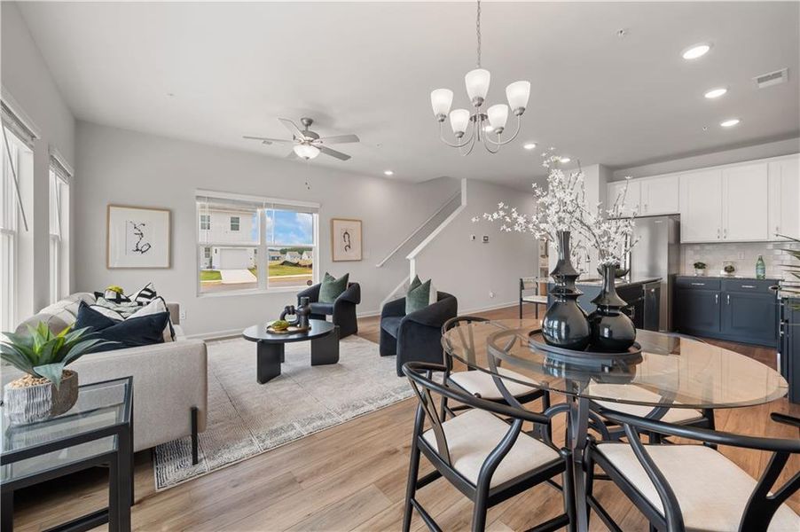 Furnished interior view inside a new home in Walden Park – The Collection, Jonesboro (Image 5).