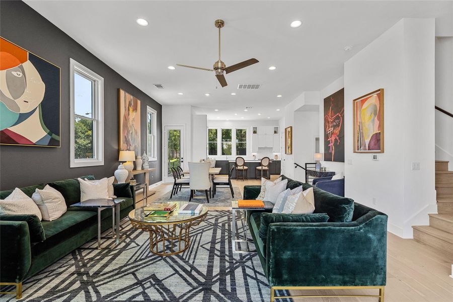 Furnished interior view inside a new home in , Austin (Image 20).