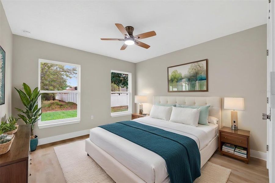 Furnished interior view inside a new home in , Orlando (Image 41).