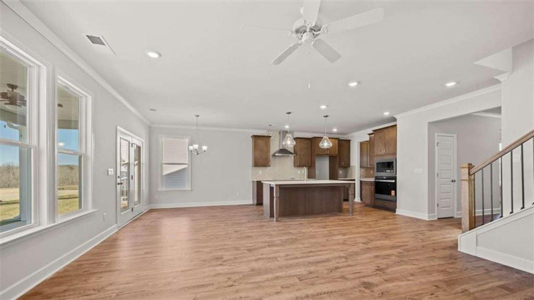 Spacious, unfurnished interior of a new home in Heritage Pointe, Senoia (Image 18). Spacious, unfurnished interior of a new home in Heritage Pointe, Senoia (Image 18).