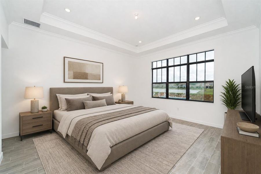 Furnished interior view inside a new home in Tesoro Club, Port St. Lucie (Image 13).