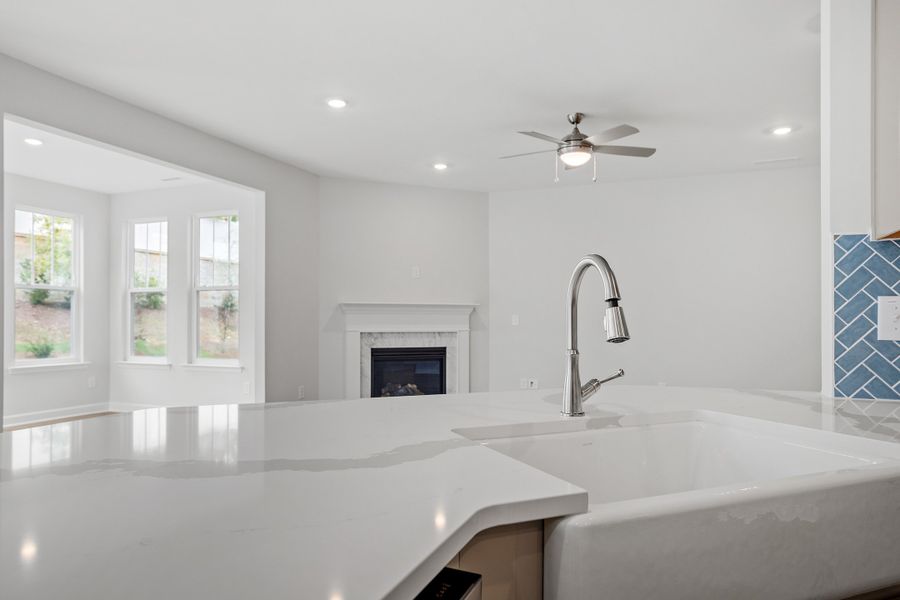 Furnished interior view inside a new home in Georgias Landing, Raleigh (Image 9).