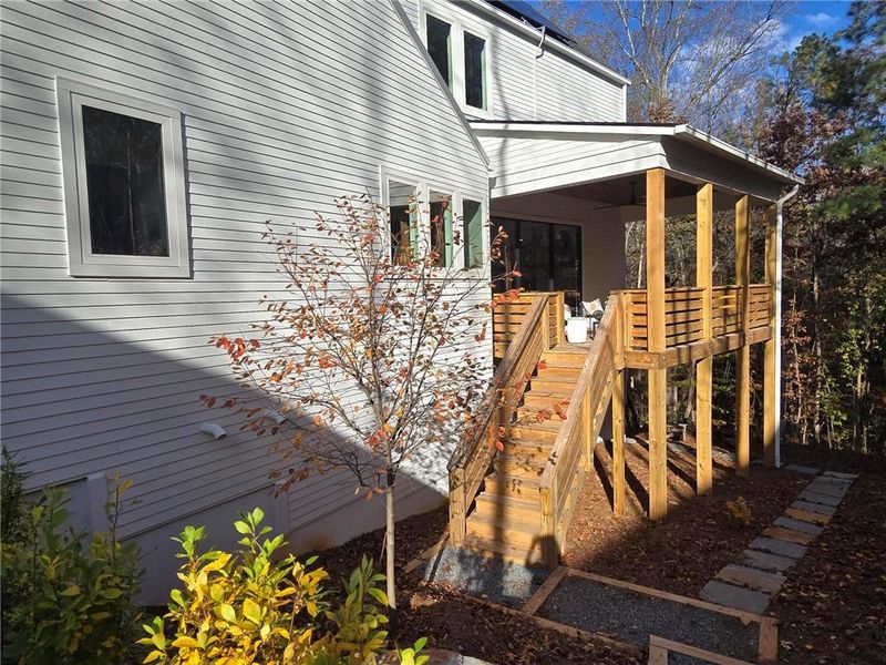 Exterior details and patio area of a home in Aster, Roswell (Image 27). Exterior details and patio area of a home in Aster, Roswell (Image 27).