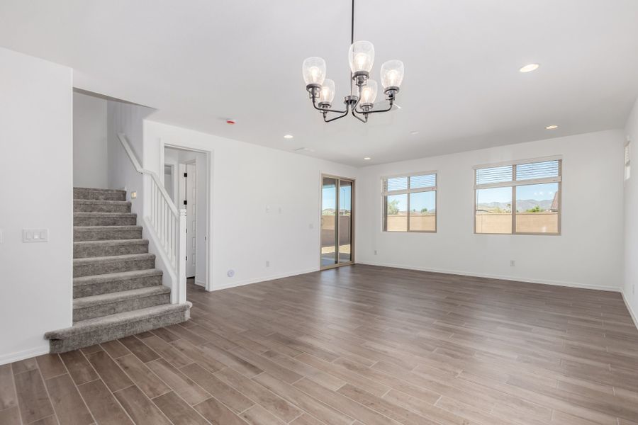 Representative unfurnished interior of a home built from the Winsor by Taylor Morrison in Allen Ranches Discovery Collection, Litchfield Park (Image 8).