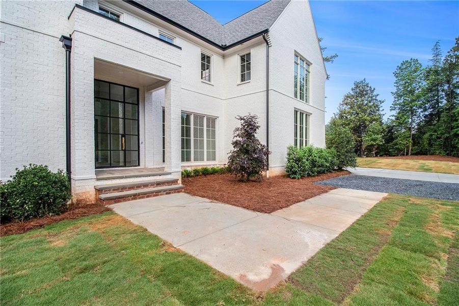 Front exterior of a new home in , Atlanta, GA, highlighting curb appeal (Image 32). Front exterior of a new home in , Atlanta, GA, highlighting curb appeal (Image 32).