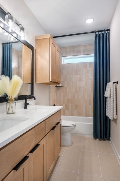 Furnished interior view inside a new home in Lariat, Liberty Hill (Image 23).