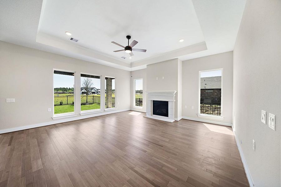Representative unfurnished interior of a home built from the Juniper by Caldwell Homes in Chambers Creek, Willis (Image 19). Representative unfurnished interior of a home built from the Juniper by Caldwell Homes in Chambers Creek, Willis (Image 19).