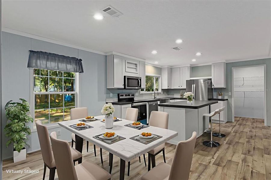 Furnished interior view inside a new home in , Homosassa (Image 9). Furnished interior view inside a new home in , Homosassa (Image 9).