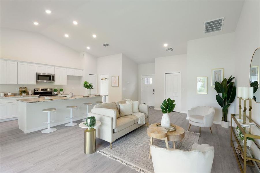 Furnished interior view inside a new home in , North Port (Image 12).