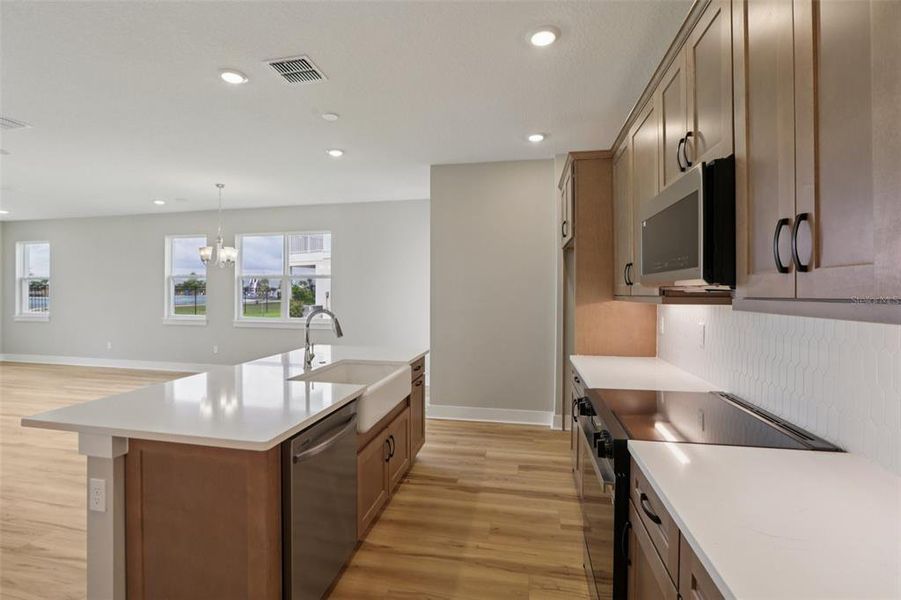 Furnished interior view inside a new home in Lagoon Residences at Epperson, Wesley Chapel (Image 16).