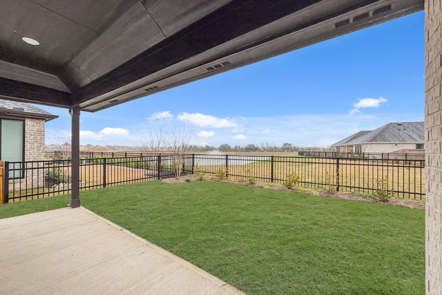Back Porch with Lake View