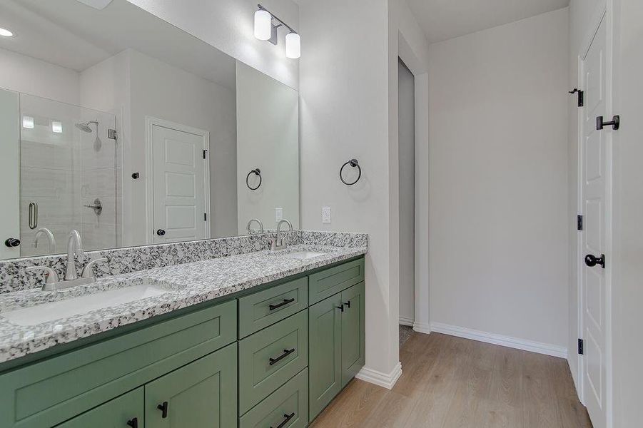 Furnished interior view inside a new home in , Fort Worth (Image 7).