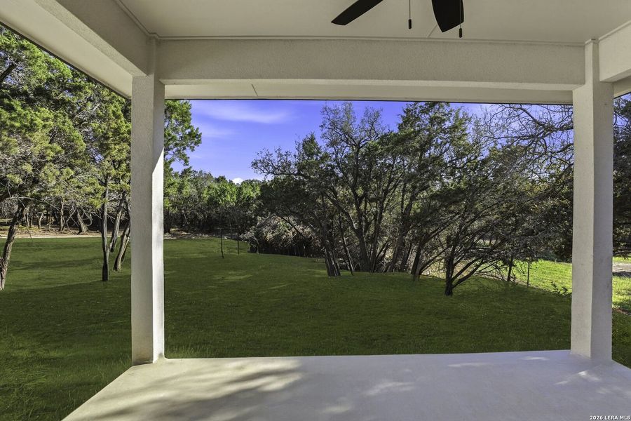 Exterior details and patio area of a home in , Canyon Lake (Image 3).