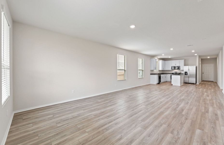 Representative unfurnished interior of a home built from the Hewitt by Pulte Homes in La Cima, San Marcos (Image 23). Representative unfurnished interior of a home built from the Hewitt by Pulte Homes in La Cima, San Marcos (Image 23).