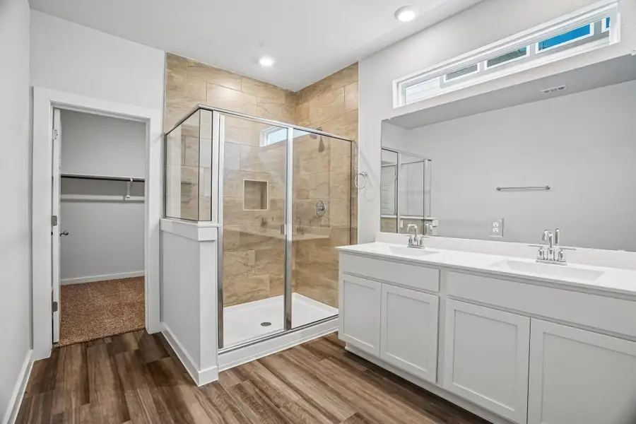 Furnished interior view inside a new home in The Meadows at Hunters Ranch, San Antonio (Image 9).