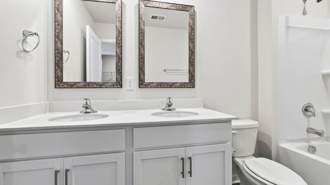 Furnished interior view inside a new home in Durbin Meadows, Fountain Inn (Image 11). Furnished interior view inside a new home in Durbin Meadows, Fountain Inn (Image 11).