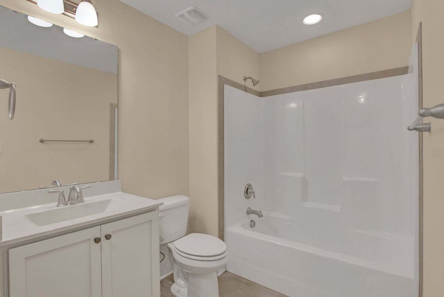 Representative furnished interior of a home built from the Bladen by Caviness & Cates Communities in Maggie Way, Wendell (Image 167).