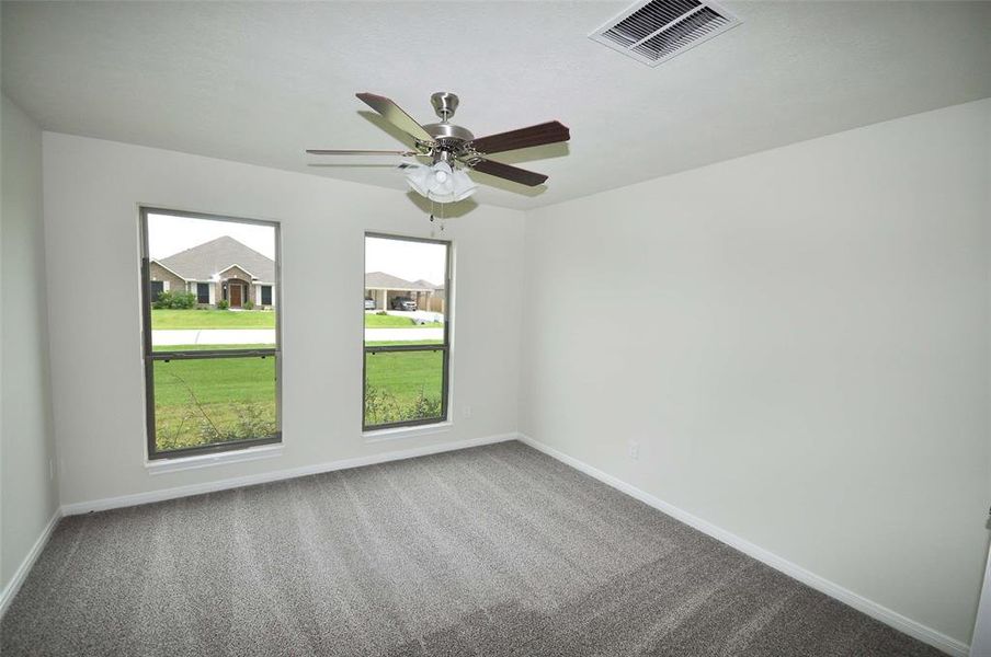 Bedroom 2 includes an ensuite bath.  Perfect for that extra adult at home or just spoil that princess!