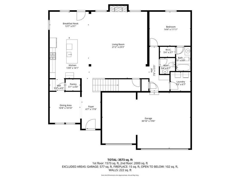 2D floor plan layout of this home in , Atlanta, GA (Image 28).