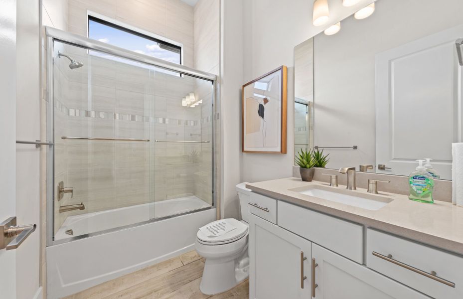 Representative furnished interior of a home built from the Layton by DiVosta in Amara, Lake Worth (Image 16). Representative furnished interior of a home built from the Layton by DiVosta in Amara, Lake Worth (Image 16).