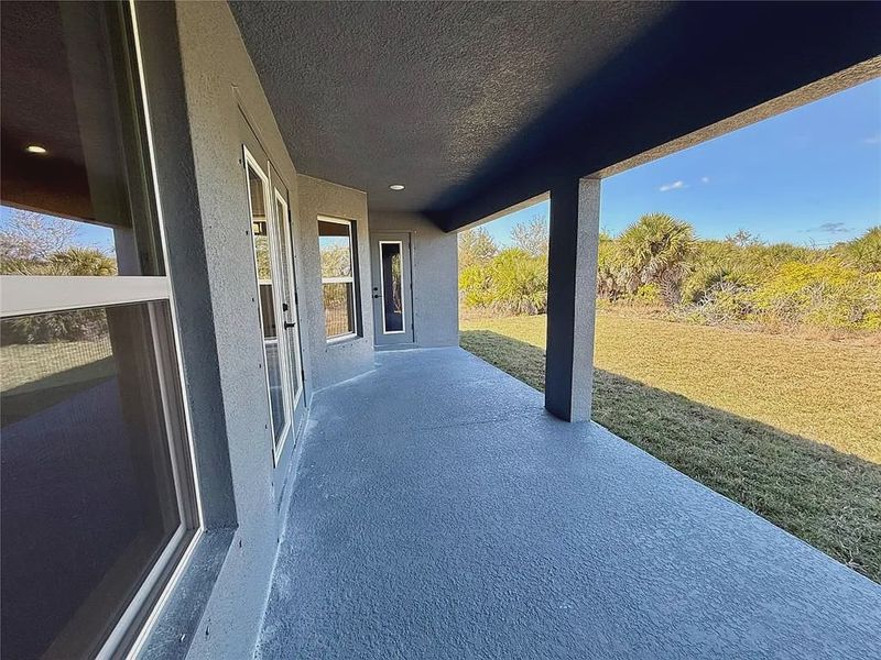 Exterior details and patio area of a home in South Gulf Cove, Port Charlotte (Image 3).