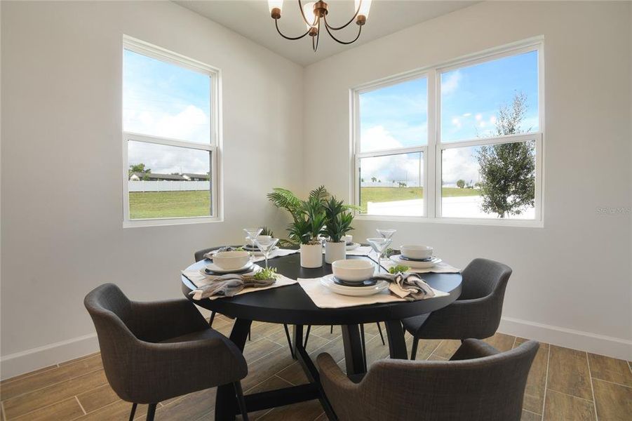 Furnished interior view inside a new home in , Winter Haven (Image 17).