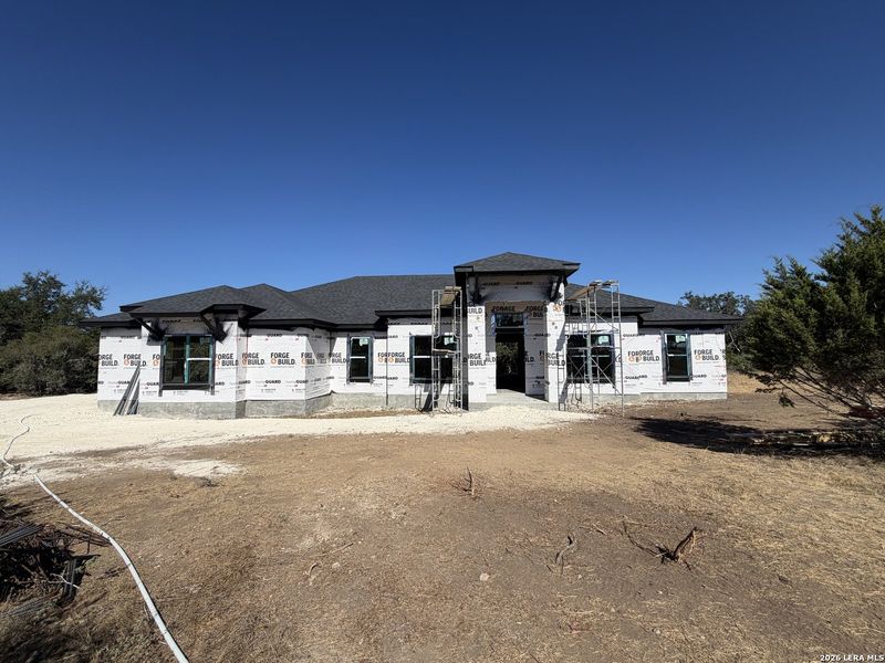 In-progress construction of a new home in , Bandera, TX (Image 4).
