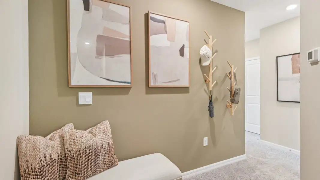 Furnished interior view inside a new home in Towns at Woodsdale, Wesley Chapel (Image 19).