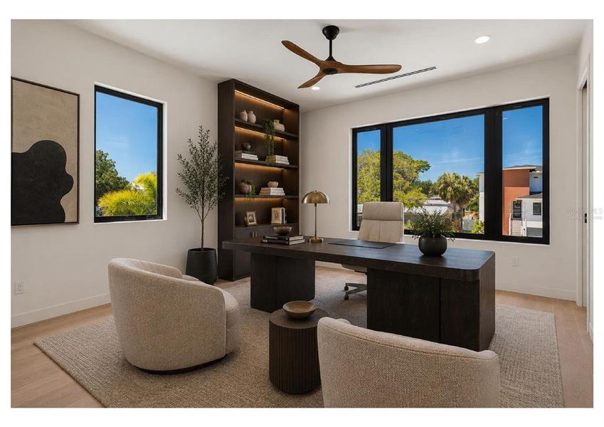 Furnished interior view inside a new home in , Tampa (Image 44).