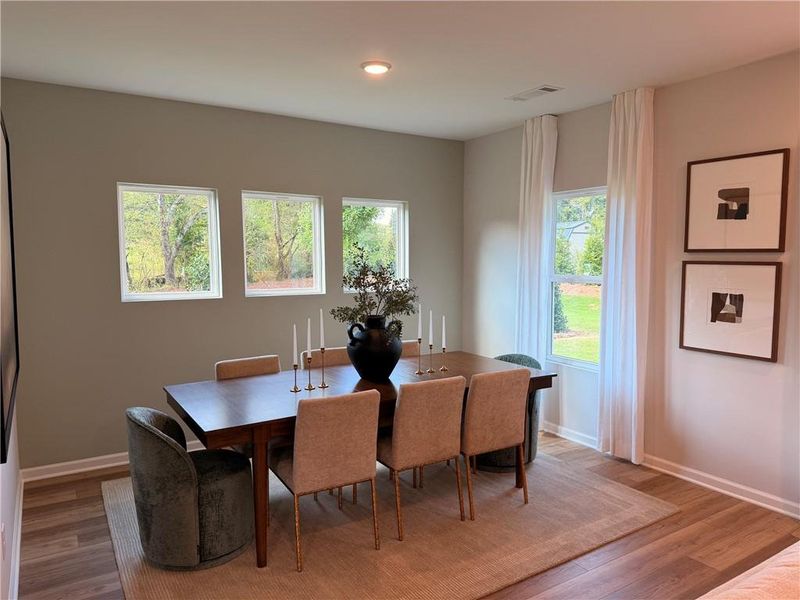 Furnished interior view inside a new home in Greene Farm, Cartersville (Image 34).