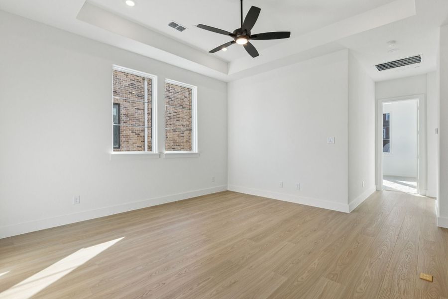 Spacious, unfurnished interior of a new home in Newman Village Townhomes, Frisco (Image 24). Spacious, unfurnished interior of a new home in Newman Village Townhomes, Frisco (Image 24).