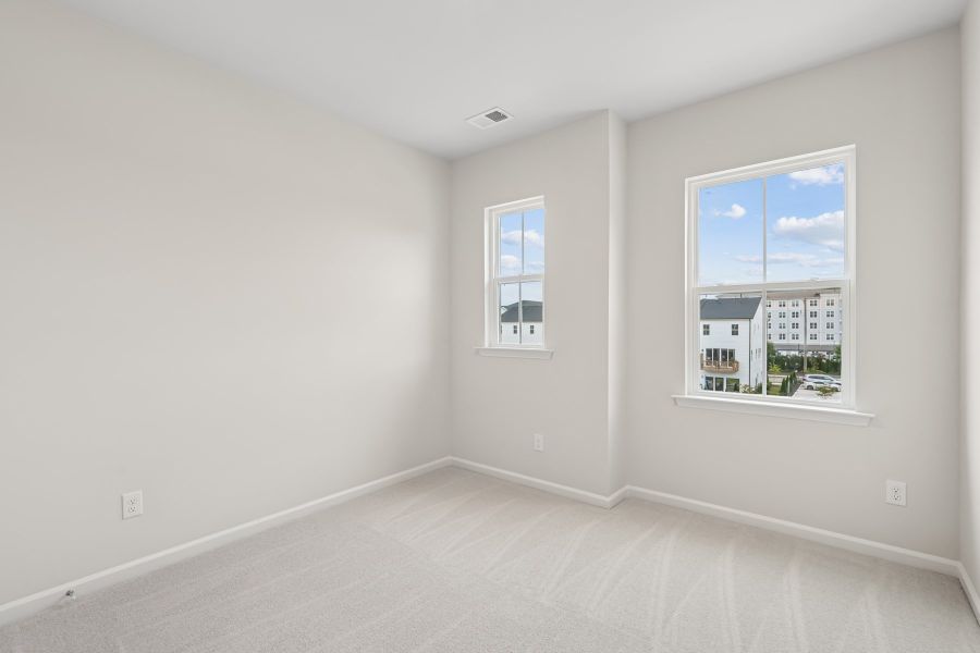 Representative unfurnished interior of a home built from the Huck by Tri Pointe Homes in Twinleaf Townes, Chapel Hill (Image 27). Representative unfurnished interior of a home built from the Huck by Tri Pointe Homes in Twinleaf Townes, Chapel Hill (Image 27).
