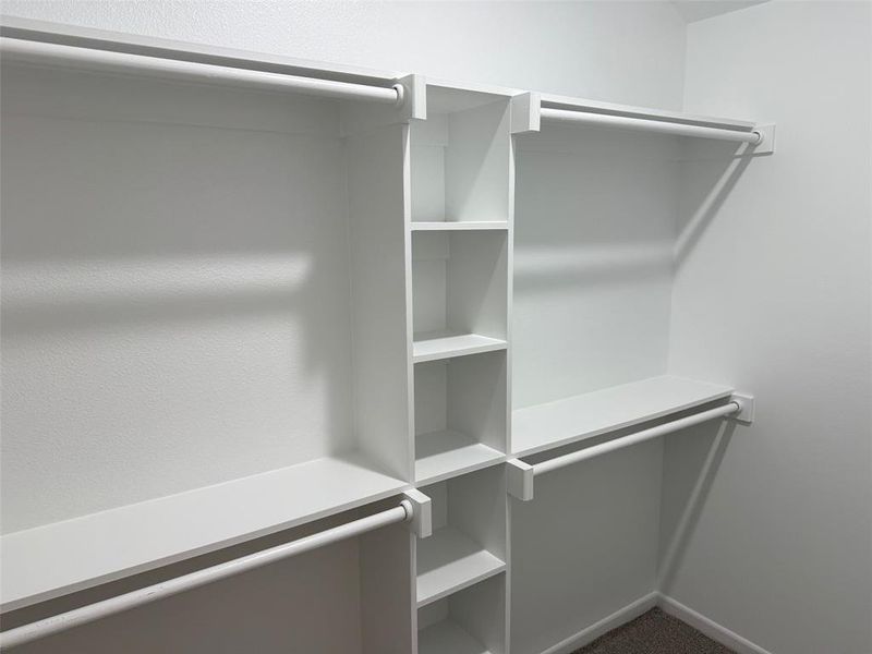 walk in closet in master with extra shelving walk in closet in master with extra shelving