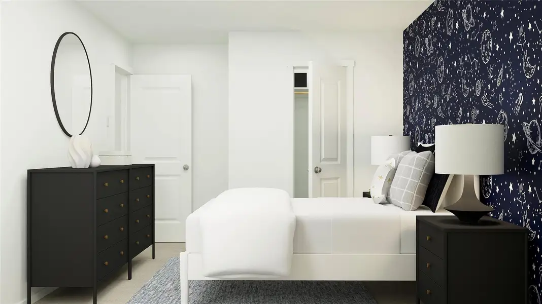 Furnished interior view inside a new home in Elm Creek: Cottage II Collection, Elgin (Image 12).