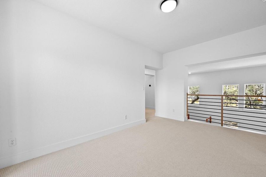 Spacious, unfurnished interior of a new home in 6 Creeks at Waterridge: 45ft. lots, Kyle (Image 19). Spacious, unfurnished interior of a new home in 6 Creeks at Waterridge: 45ft. lots, Kyle (Image 19).